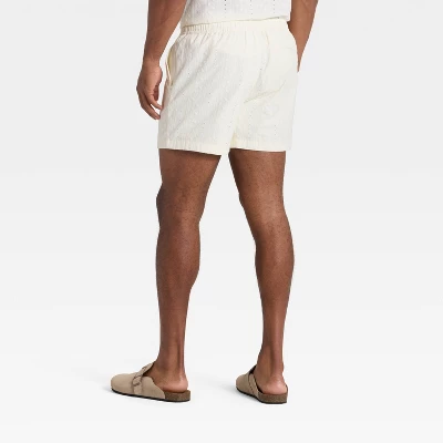 Men's 5" Elevated Pull-On Shorts - Goodfellow & Co™ Off-White 3 Men's 5" Elevated Pull-On Shorts - Goodfellow & Co™ Off-White
