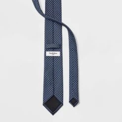 Men's Plaid Neck Tie - Goodfellow & Coâ„¢ Navy Blue One Size