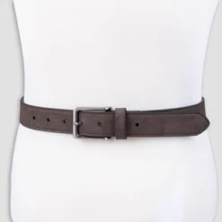 Men's 35mm Textured Strap Belt - Goodfellow & Co™ Brown -Goodfellow & Co GUEST 1b67776e b8cf 42f9 aaa2 b260ea93528f
