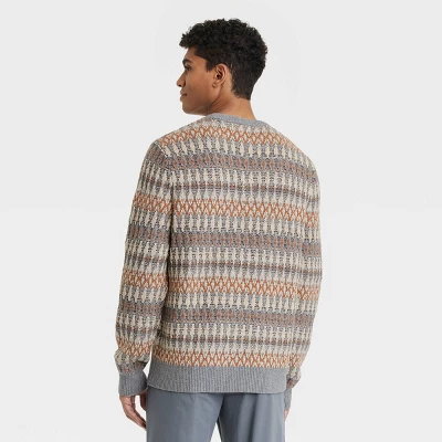 Men's Fair Isle Design Ribbed Hem Pullover Sweater - Goodfellow & Co™ 3 Men's Fair Isle Design Ribbed Hem Pullover Sweater - Goodfellow & Co™