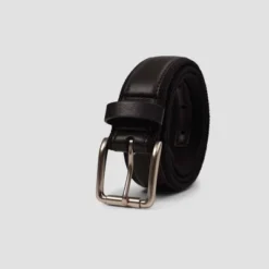 Men's Fabric With Overlay Belt - Goodfellow & Coâ„¢ Black