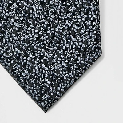 Men's Floral Print Neck Tie - Goodfellow & Co™ Black One Size 4 Men's Floral Print Neck Tie - Goodfellow & Co™ Black One Size - Image 2