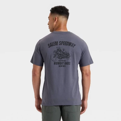Men's Salem Speedway Graphic T-Shirt - Goodfellow & Co™ Dark Blue 3 Men's Salem Speedway Graphic T-Shirt - Goodfellow & Co™ Dark Blue