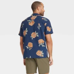 Men's Vacay Short Sleeve Challis Camp Shirt - Goodfellow & Co™