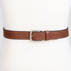 Men's Big & Tall Double Stitch Belt - Goodfellow & Co™ Tan -Goodfellow & Co GUEST 298e6915 f23d 4065 83f3 2602c08a3ff7