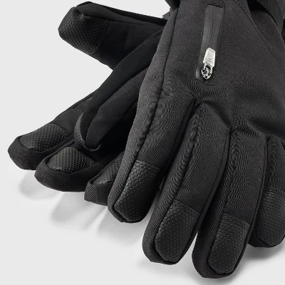 Men's Zip Pocket Repstop Ski Gloves - Goodfellow & Co™ Black 3 Men's Zip Pocket Repstop Ski Gloves - Goodfellow & Co™ Black