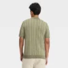 Men's Short Sleeve Striped Full Button Sweater - Goodfellow & Co™ -Goodfellow & Co GUEST 2bd732d9 af56 4098 b23b cadc562c8417