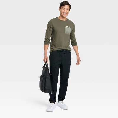 Men's Athletic Fit Chino Jogger Pants - Goodfellow & Co™ 4 Men's Athletic Fit Chino Jogger Pants - Goodfellow & Co™ - Image 2