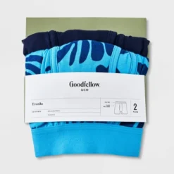 Men's Floral Leaf Print Trunks 2pk - Goodfellow & Co™ Blue/Orange 8 Men's Floral Leaf Print Trunks 2pk - Goodfellow & Co™ Blue/Orange -Goodfellow & Co GUEST 37ac425f 78a2 414b 891a 1e80875a5c13