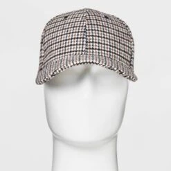 Men's Houndstooth Baseball Hat - Goodfellow & Coâ„¢ Brown