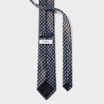 Men's Medallion Neck Tie - Goodfellow & Co™ Black 3 Men's Medallion Neck Tie - Goodfellow & Co™ Black