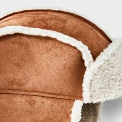 Men's Suede Faux Shearling Trapper Hat - Goodfellow & Co™ Tan -Goodfellow & Co GUEST 3fa5d9d5 f88d 472a b287 bebfcb4f20cd