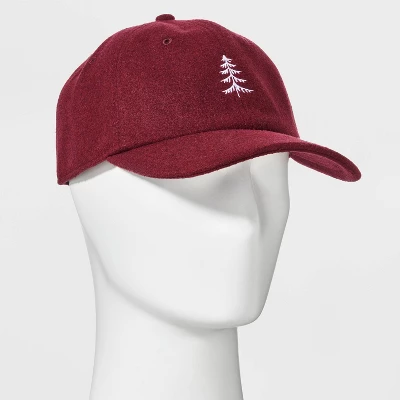Men's Tree Stitch Baseball Hat - Goodfellow & Co™ Red 3 Men's Tree Stitch Baseball Hat - Goodfellow & Co™ Red