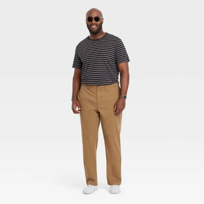 Men's Big & Tall Athletic Fit Chino Pants - Goodfellow & Co 4 Men's Big & Tall Athletic Fit Chino Pants - Goodfellow & Co - Image 2