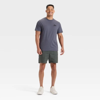 Men's Salem Speedway Graphic T-Shirt - Goodfellow & Co™ Dark Blue 4 Men's Salem Speedway Graphic T-Shirt - Goodfellow & Co™ Dark Blue - Image 2