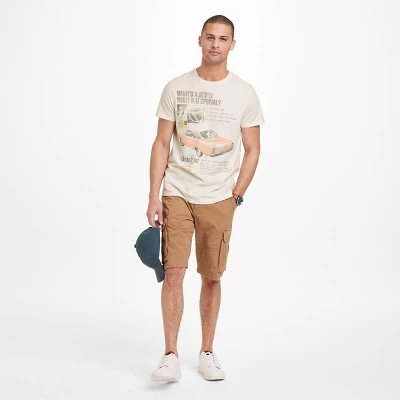 Men's Regular Fit Dodge Short Sleeve T-Shirt - Goodfellow & Co™ White 4 Men's Regular Fit Dodge Short Sleeve T-Shirt - Goodfellow & Co™ White - Image 2