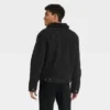 Men's Faux Shearling Lined Denim Trucker Jacket - Goodfellow & Co™ Black 1 Men's Faux Shearling Lined Denim Trucker Jacket - Goodfellow & Co™ Black -Goodfellow & Co GUEST 714dfbbf ba28 43fa 9ddd 980f9d474d3a