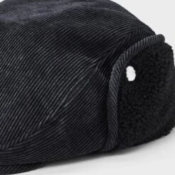 Men's Corduroy Ivy Beret With Ear Flap - Goodfellow & Co™ Black -Goodfellow & Co GUEST 73a12451 79fe 4692 bf59 2e91781bea59