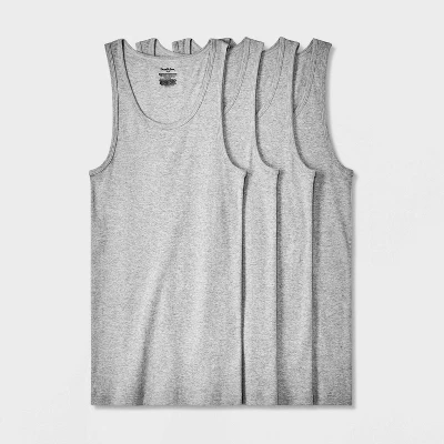 Men's Tank Top - Goodfellow & Co™ Heathered Gray 6 Men's Tank Top - Goodfellow & Co™ Heathered Gray - Image 4