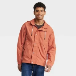 Men's Elevated Rain Jacket - Goodfellow & Co™ Orange -Goodfellow & Co GUEST 74ed15a3 c4d9 4b50 a28d d190be529db2