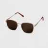 Men's Rectangle Square Metal Sunglasses - Goodfellow & Co™ Gold 2 Men's Rectangle Square Metal Sunglasses - Goodfellow & Co™ Gold -Goodfellow & Co GUEST 779b205e ed78 41f8 9016 e6e6e4e6fc25