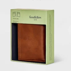 Men's RFID Trifold Wallet - Goodfellow & Co™ Brown