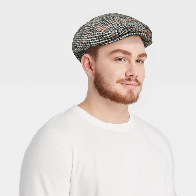 Men's Houndstooth Ivy Beret - Goodfellow & Co™ Red/Black/Blue 3 Men's Houndstooth Ivy Beret - Goodfellow & Co™ Red/Black/Blue