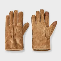 Men's Faux Shearling Suede Gloves - Goodfellow & Co™ Tan -Goodfellow & Co GUEST 7f329939 279a 4312 bcd3 f780763f086c