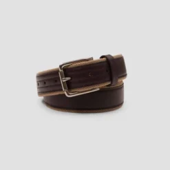 Men's Khaki Fabric With Overlay Belt - Goodfellow & Co™ Brown -Goodfellow & Co GUEST 8423896a ad7a 4da0 ae60 d145ca5708b9
