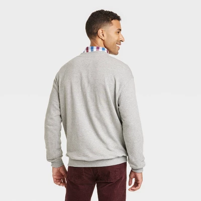 Men's Relaxed Fit Crewneck Pullover Sweatshirt - Goodfellow & Co™ 3 Men's Relaxed Fit Crewneck Pullover Sweatshirt - Goodfellow & Co™