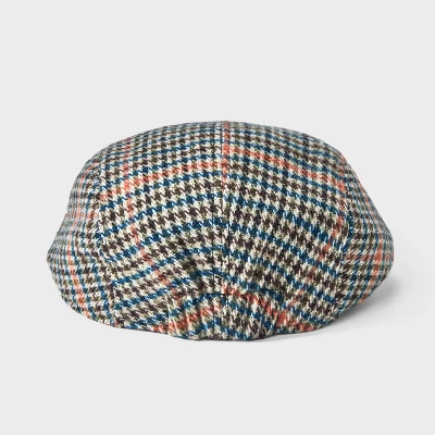 Men's Houndstooth Ivy Beret - Goodfellow & Co™ Red/Black/Blue 4 Men's Houndstooth Ivy Beret - Goodfellow & Co™ Red/Black/Blue - Image 2