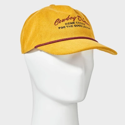 Men's Cowboy Diner Baseball Hat - Goodfellow & Co™ Yellow 3 Men's Cowboy Diner Baseball Hat - Goodfellow & Co™ Yellow