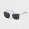 Men's Plastic Square Sunglasses - Goodfellow & Co™ Clear: UV Protection, Recycled Material 1 Men's Plastic Square Sunglasses - Goodfellow & Co™ Clear: UV Protection, Recycled Material -Goodfellow & Co GUEST 92404385 08e3 4f3e 814e 5468b6a81bab