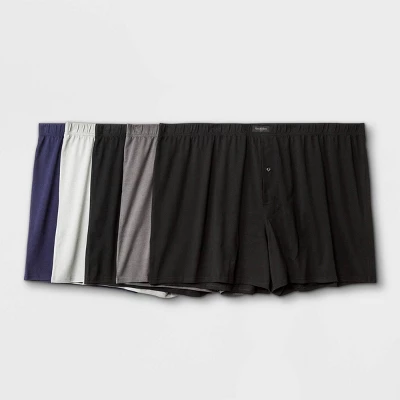 Men's Big & Tall Boxers 5pk - Goodfellow & Co™ 5 Men's Big & Tall Boxers 5pk - Goodfellow & Co™ - Image 3