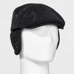 Men's Corduroy Ivy Beret With Ear Flap - Goodfellow & Co™ Black -Goodfellow & Co GUEST ad4f1577 c348 451c 9b71 b957e9270923