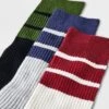 Men's Striped Ribbed Crew Socks 3pk - Goodfellow & Co™ Blue/Green/Red 6-12 2 Men's Striped Ribbed Crew Socks 3pk - Goodfellow & Co™ Blue/Green/Red 6-12 -Goodfellow & Co GUEST c4131c98 3581 4e88 bbf9 f52f22a56326
