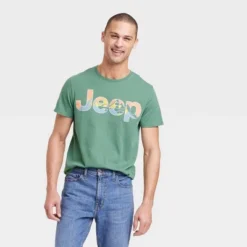 Men's Regular Fit Jeep Short Sleeve T-Shirt - Goodfellow & Co™ Green 8 Men's Regular Fit Jeep Short Sleeve T-Shirt - Goodfellow & Co™ Green -Goodfellow & Co GUEST c8216e14 70f6 44d1 8407 0a83eff721da