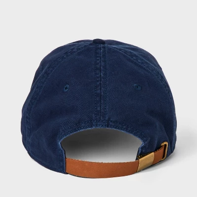 Men's Cotton Washed Baseball Hat - Goodfellow & Co™ Navy Blue 4 Men's Cotton Washed Baseball Hat - Goodfellow & Co™ Navy Blue - Image 2