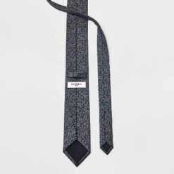 Men's Floral Print Neck Tie - Goodfellow & Coâ„¢ Black One Size