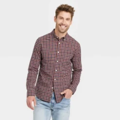 Men's Slim Fit Every Wear Long Sleeve Button-Down Shirt - Goodfellow & Co™ -Goodfellow & Co GUEST d6767bb1 aecb 4e8a 87db 0d1b965562c0