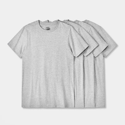Men's Short Sleeve Crewneck T-Shirt - Goodfellow & Co™ Heathered Gray 6 Men's Short Sleeve Crewneck T-Shirt - Goodfellow & Co™ Heathered Gray - Image 4
