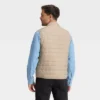 Men's Puffer Vests - Goodfellow & Co™ Tan
