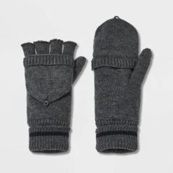 Men's Convertible Mittens With Fleece Lined - Goodfellow & Co™ -Goodfellow & Co GUEST ddc9f898 ce58 4942 9691 bcc8a82ee216