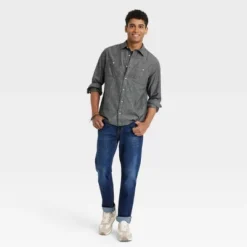 Men's Button-Down Shirt - Goodfellow & Co™ Black Wash 7 Men's Button-Down Shirt - Goodfellow & Co™ Black Wash -Goodfellow & Co GUEST ddd1e48c 47c0 43af 9e9a 7ee0ad1b8a21