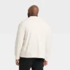 Men's V-Neck French Terry Cardigan - Goodfellow & Co™ Ivory -Goodfellow & Co GUEST e0e4e505 e8e9 42dc 8edb dfdf89599900