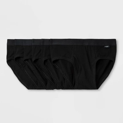 Men's Modern Briefs 6pk - Goodfellow & Co™ Black 4 Men's Modern Briefs 6pk - Goodfellow & Co™ Black - Image 2