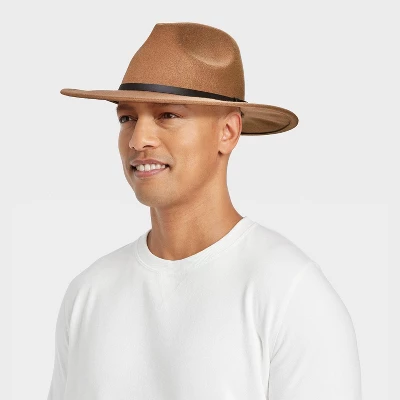 Men's Poly Wool Fedora - Goodfellow & Co™ 3 Men's Poly Wool Fedora - Goodfellow & Co™