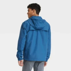 Men's Elevated Rain Coat - Goodfellow & Co™ Blue