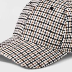 Men's Houndstooth Baseball Hat - Goodfellow & Co™ Brown -Goodfellow & Co GUEST fadeb193 0ecc 474a 8269 7ed082bf88fa