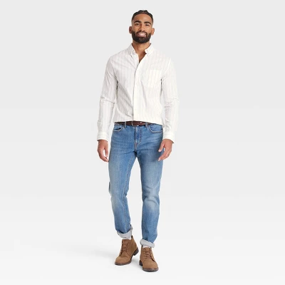 Men's Long Sleeve Button-Down Shirt - Goodfellow & Co™ 4 Men's Long Sleeve Button-Down Shirt - Goodfellow & Co™ - Image 2